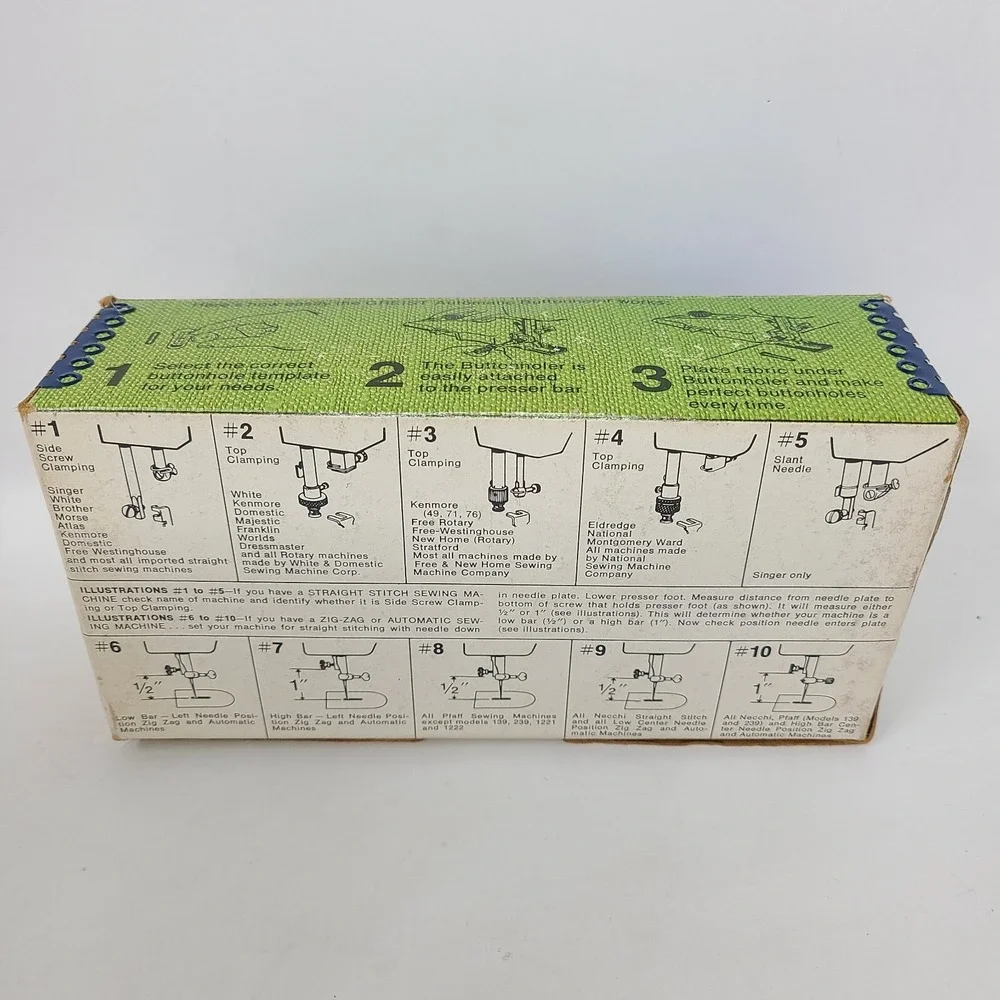 Greist vintage buttonholer
